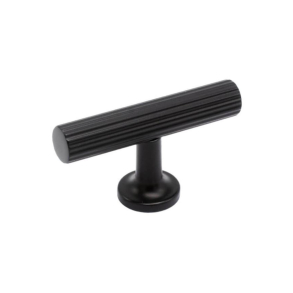 Uchwyt meblowy - T-bar - Matowa czerń - Model Portland