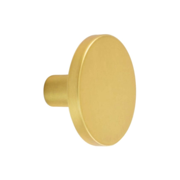 Cabinet knob - Brushed brass - COMO BIG - 41 x 25 mm