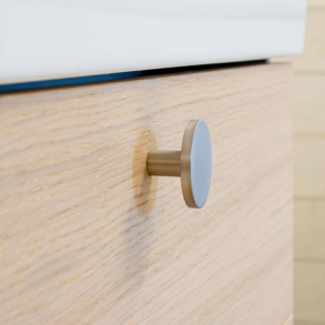 Gałka meblowa - Stal nierdzewna - COMO BIG - 41 x 25 mm