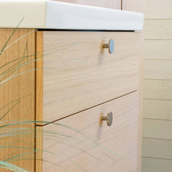 Ga&#322;ka meblowa - Stal nierdzewna - COMO BIG - 41 x 25 mm