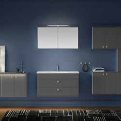 Furniture knob DALBY - Polished copper - 25 mm