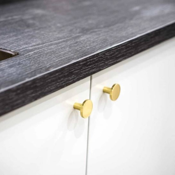 Furniture knob DALBY - Polished copper - 25 mm