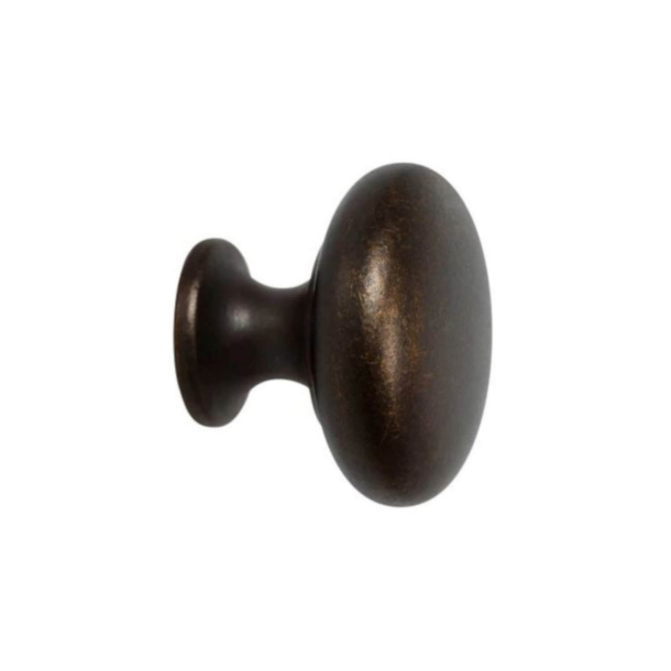 Beslag Design Cabinet knob - Antique brass - Model Duke - 32 x 26 mm