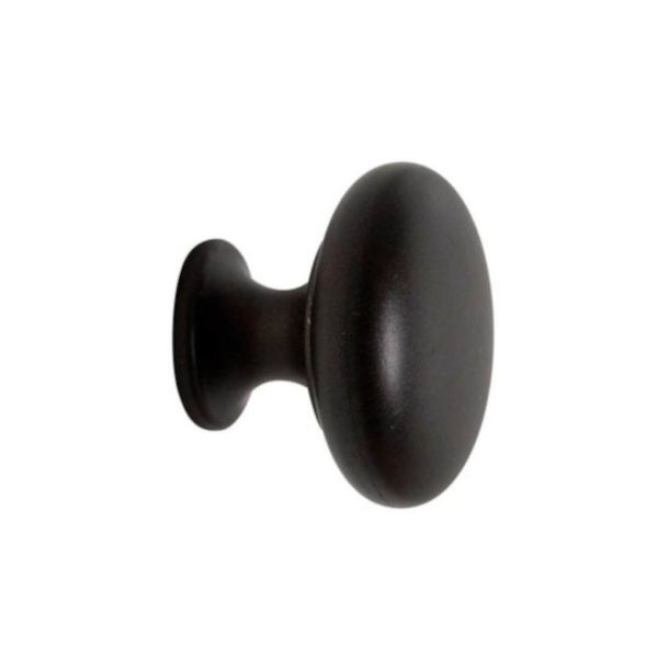 Beslag Design Cabinet knob - Antique black - Model Duke - 32 x 26 mm
