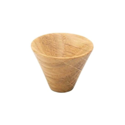Cabinet knob - Oak - Model Conic - 29 x 22 mm