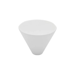Ga&#322;ka do mebli - Bia&#322;y matowy - Model Conic  - 29 x 22 mm
