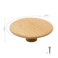 Ga&#322;ka do mebli - d&#261;b - Model Split - 64 mm