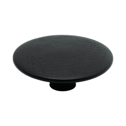 Ga&#322;ka do mebli - Czarne drewno jesionowe - Model Split - 64 mm