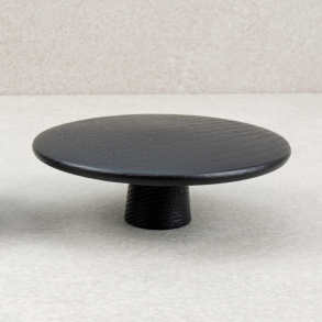 Gałka do mebli - Czarne drewno jesionowe - Model Split - 64 mm