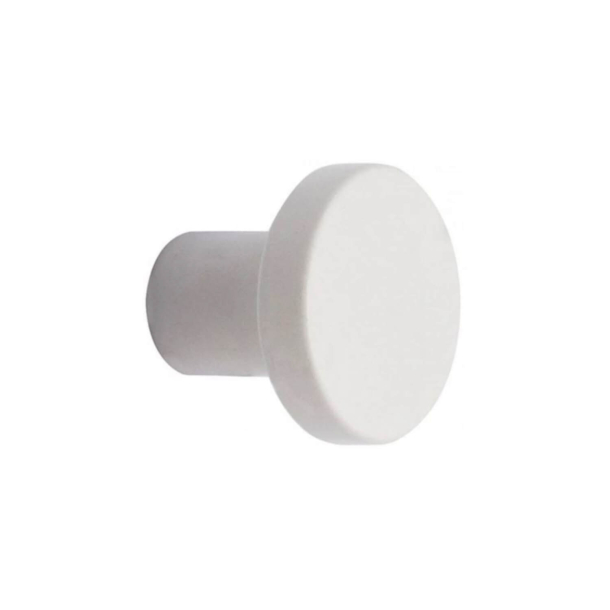 Beslag Design Cabinet knob - Matt white - 25 x 28 mm