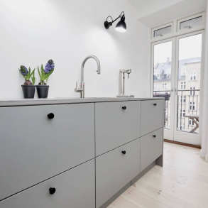 Beslag Design Gałka do mebli  - Matowa czerń - 25 x 28 mm