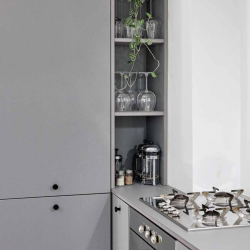 Beslag Design Cabinet knob - Matt black - 25 x 28 mm