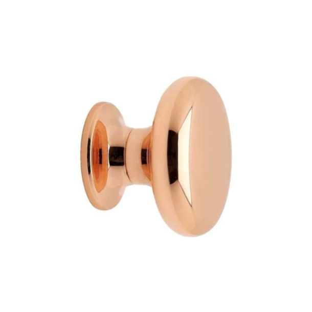 Beslag Design Cabinet knob - Polished copper - 35 x 27 mm