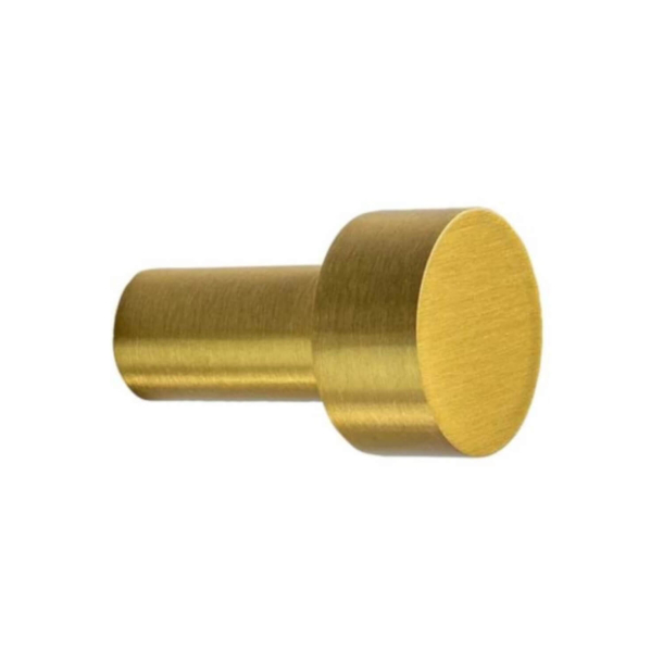 Cabinet knob - Brushed brass - MOOD - 18 x 30 mm