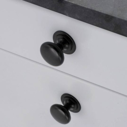 Ga&#322;ka meblowa-  Mynta - Czarna - 32 mm