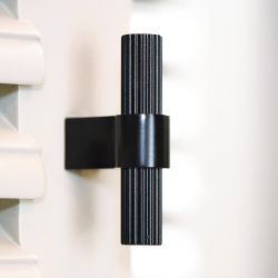 Beslag Design T-bar Cabinet handle - Stainless steel - Model Helix Stripe