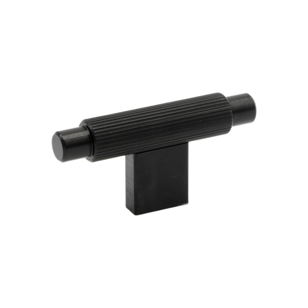 T-bar Cabinet handle - Brushed black- Model Arpa