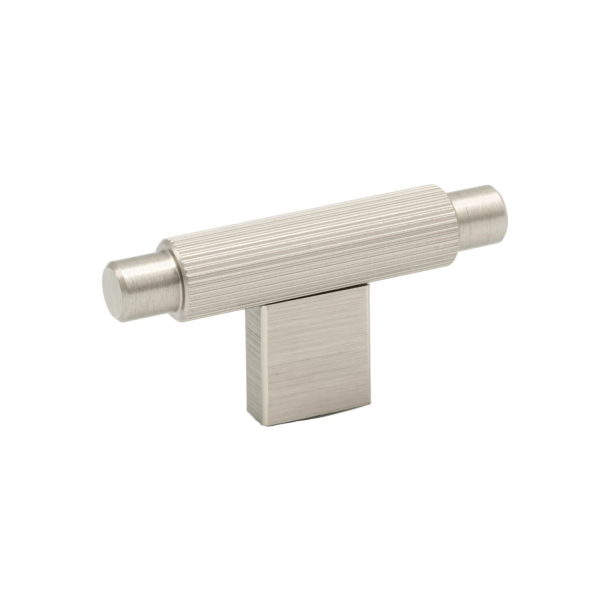 T-bar Cabinet handle - Brushed steel - Model Arpa