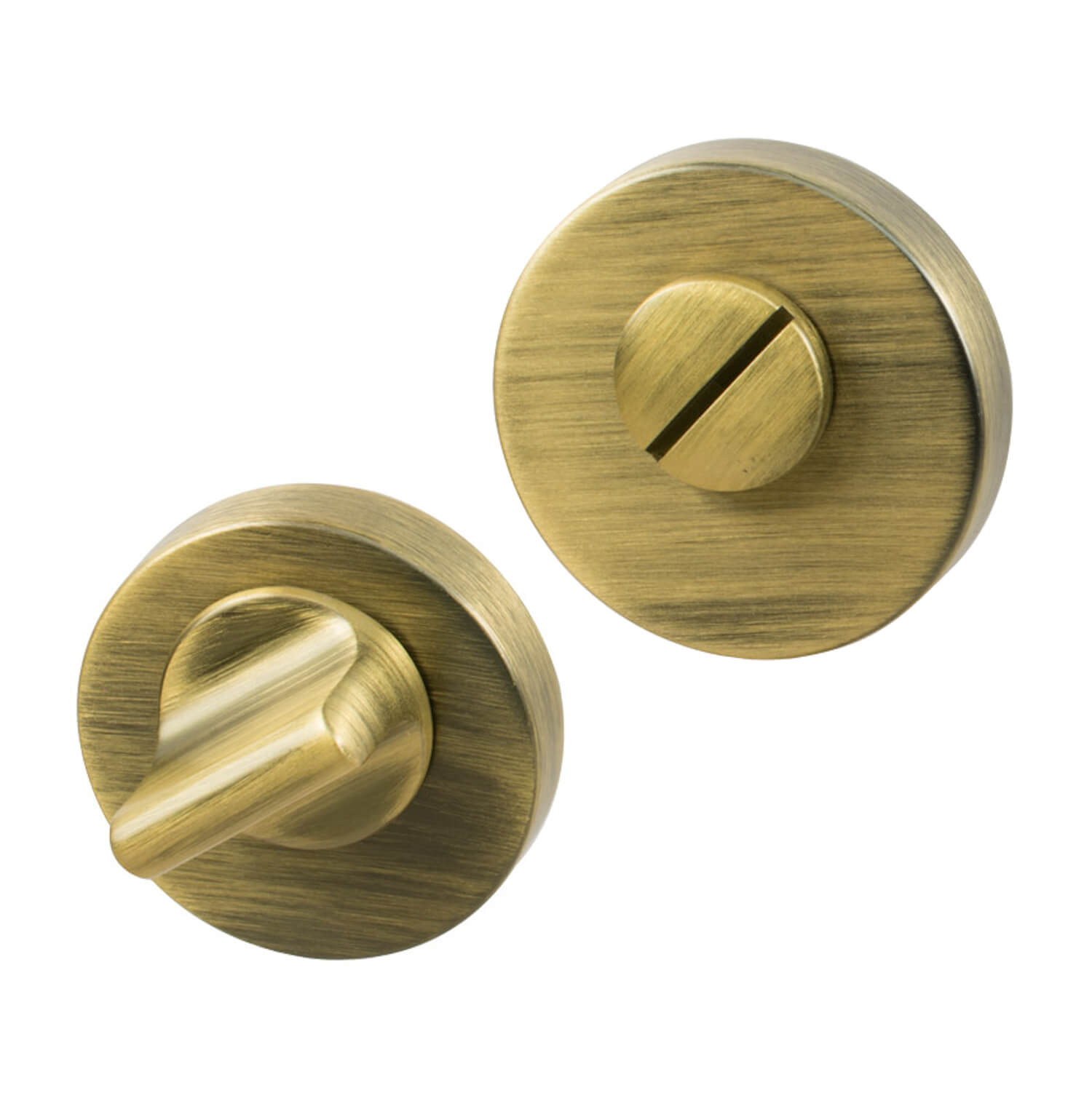 Door handle Helix 200 Stripe - Antique bronze, Door handles