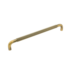 Cabinet handle - Antique bronze - HELIX - cc 224 mm