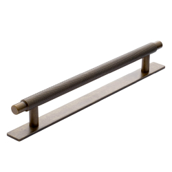 Furnipart Cabinet handle - Antique Brass - Model Model MANOR / Back plate - cc192 mm