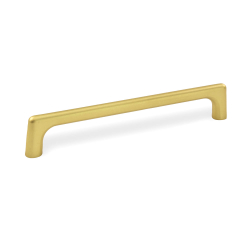 Furniture Handle - Brushed brass - Model STUDIO - cc160 mm