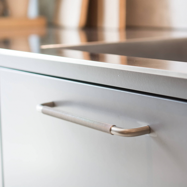 Cabinet handle - Brushed steel - HELIX - cc 320 mm