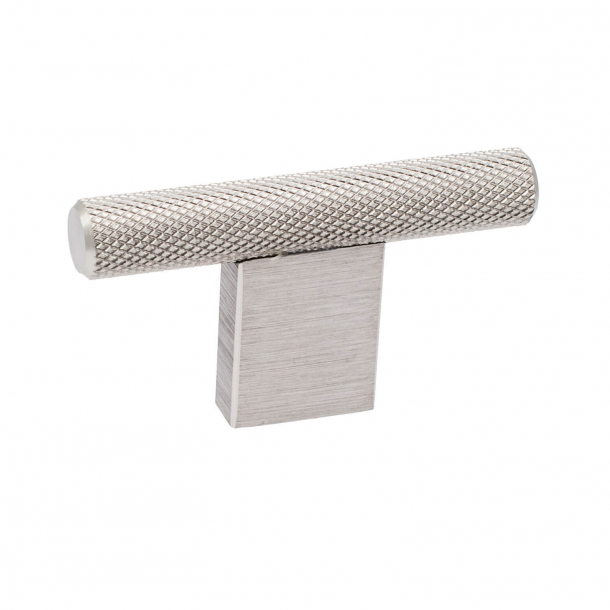 Furniture knob T GRAF MINI - Brushed steel - 10 x 60 mm
