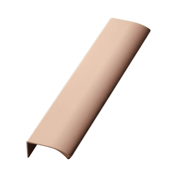 Furniture Handle - Brushed copper - EDGE STRAIGHT - 200 mm