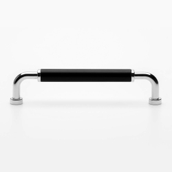 Cabinet Handle - Polished nickel - Model BROHULT - cc128 mm