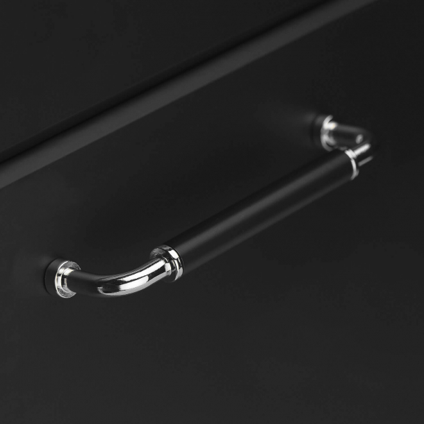 Cabinet Handle - Polished nickel - Model BROHULT - cc128 mm