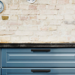 Furnipart Cabinet handle - Matt black - Model Model MANOR / Back plate - cc192 mm