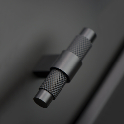 Cabinat handle - Matte black - PITCH - 60 mm