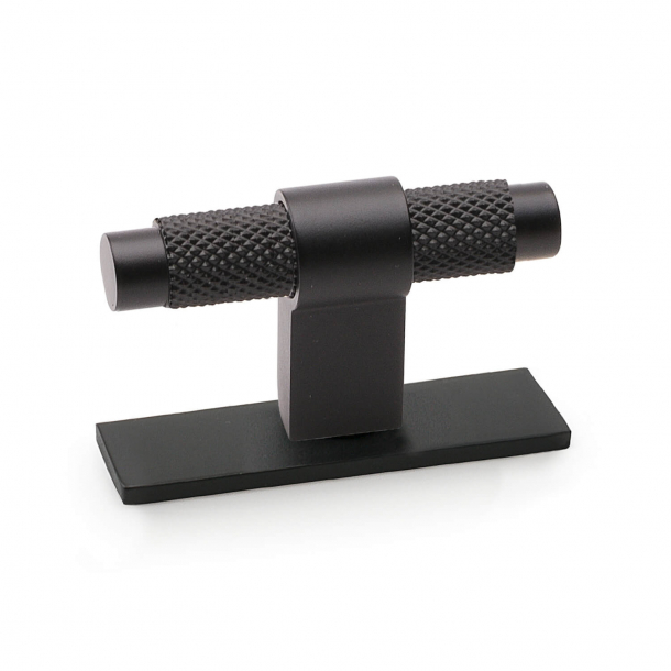 Cabinet handle - Matte black - PITCH with foot - 60 mm