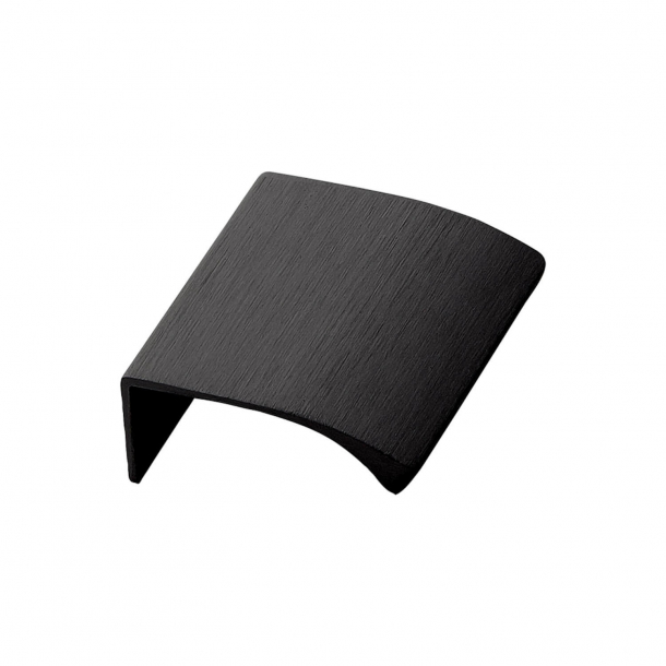 Furniture Handle - Brushed black - EDGE STRAIGHT - 40 mm