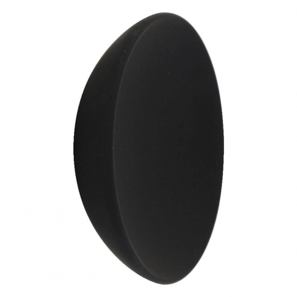 Furniture knob - Black wood - BOWL - 65x20 mm