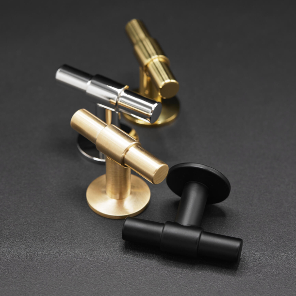 Beslag Design T-Bar Mbelgriff - Poliertes Nickel - Modell Uniform