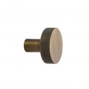 Cabinet knob FLAT - Antique bronze - 26 mm