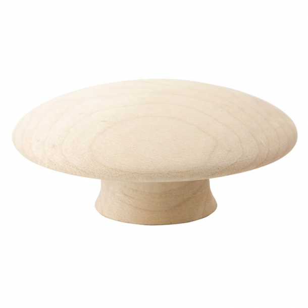 Furniture handle - Birch tree - Mushroom - 65 mm