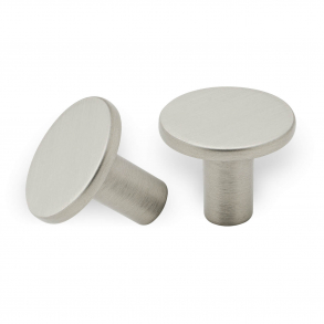Gałka do mebli - Stal szczotkowana - LUND - 25 x 21 mm