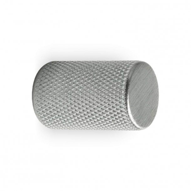 Cabinet knob GRAF - Brushed steel - 17x28 mm