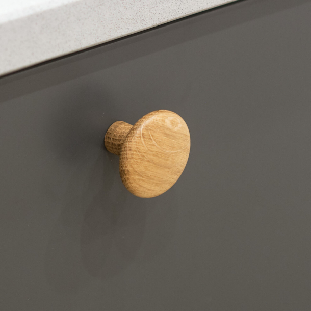 Mbelknopf - Eiche - BRUTUS - 32x25 mm