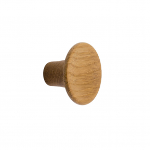 Gałka do mebli - Dąb - Tuba - 28x19 mm