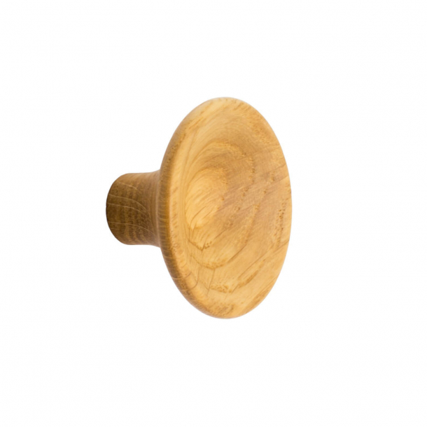 Furniture knob - Oak wood - TRUMPET- 38x23 mm