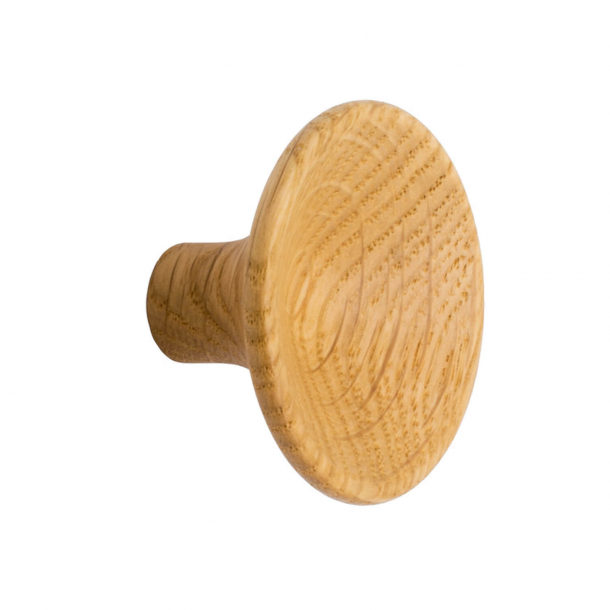 Furniture knob - Oak wood - TRUMPET- 48x29 mm