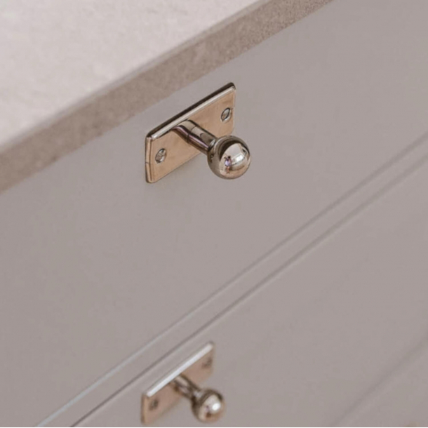 Ga&#322;ka meblowe - polerowany nikiel - Beslag Design - Model 5320 - 25x50 mm