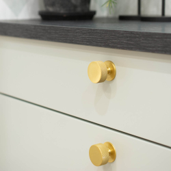 Cabinet knob - Brass - CREST - 26mm x 28mm