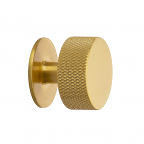 Furniture knob - Brass - CREST - 32mm x 28mm