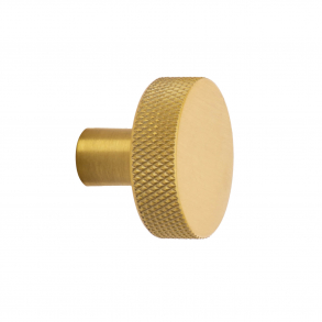 Cabinet knob FLAT - Brushed brass - 32 mm