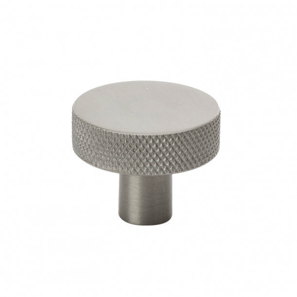 Mbelknopf FLAT - Gebrsteter Edelstahl - 32 mm